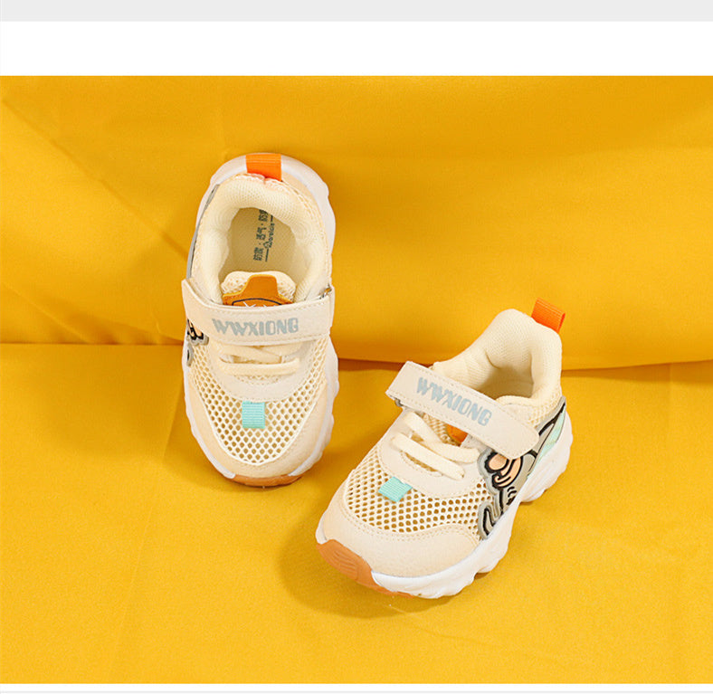 Summer New 1-2 Years Old Baby Sports Shoes Baby Functional Shoes Men and Women Mesh Breathable Children's Shoes