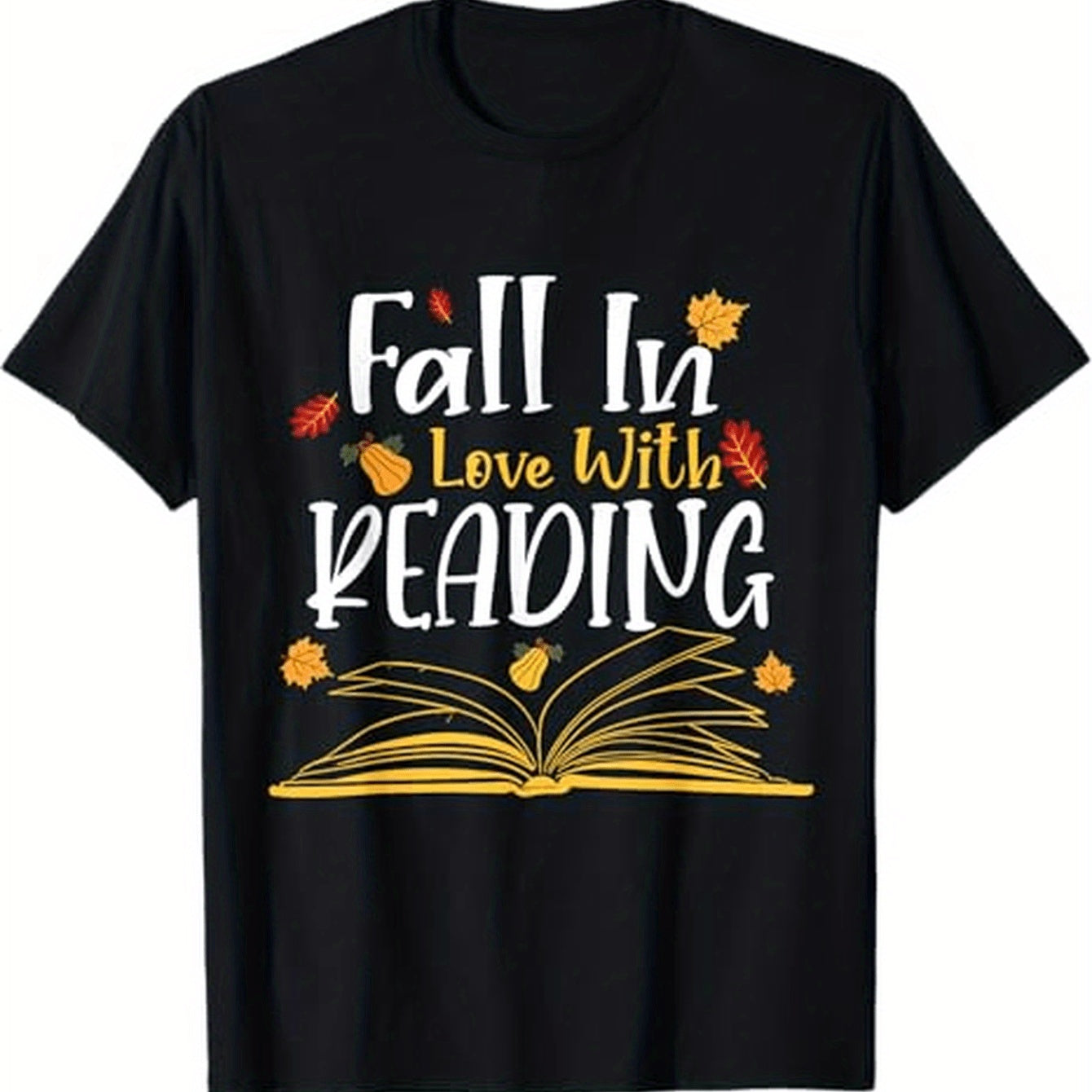 Love Reading, Autumn Leaves, Autumn, Thanksgiving T-shirts, Halloween, Thanksgiving, Christmas, Gifts, Fits, Men, Women, Friends, Family